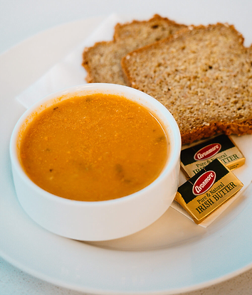 Soup and soda bread