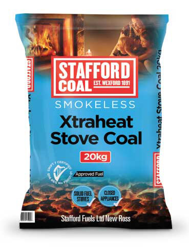 Stafford Coal Smokeless Xtraheat Stove Coal 20kg