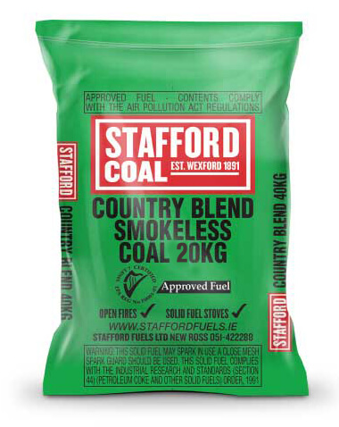 Stafford Coal Country Blend Smokeless Coal 20kg